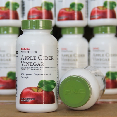 美国GNC苹果醋酸纤体片 高浓缩120粒 安全瘦身