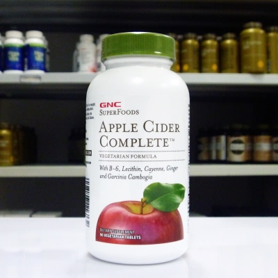 美国GNC健安喜加强型苹果醋酸片90粒-安全减肥