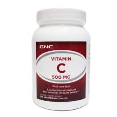 美国GNC玫瑰果维生素C 500mg*250片 美白 抗氧化