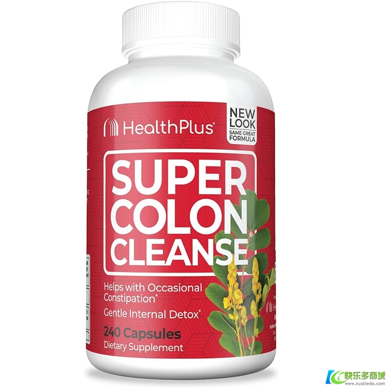 美国Health Plus Super Colon Cleanse清肠纤维素胶囊