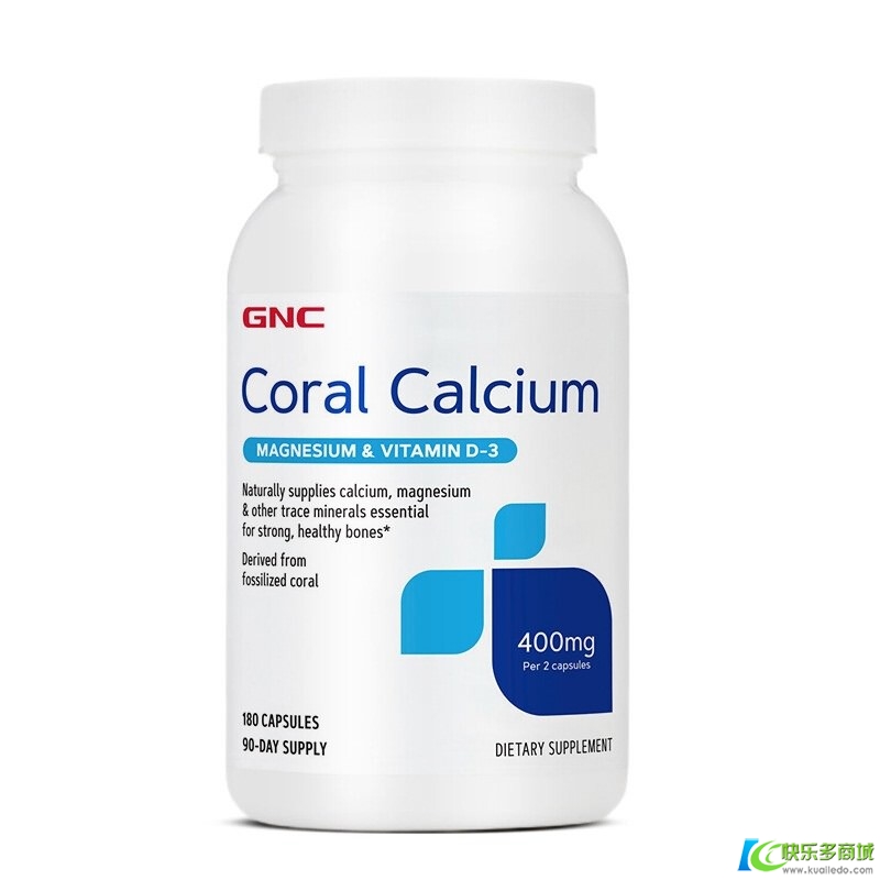 美国gnc珊瑚钙镁维生素D3