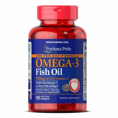 美国PuritansPride三倍omega3鱼油