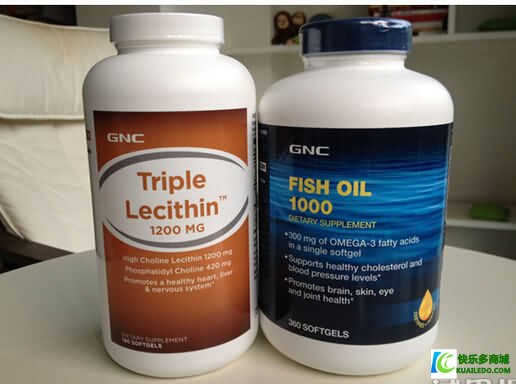 GNC深海鱼油+卵磷脂
