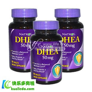 美国Natrol(Natrol)DHEA脱氢表雄酮青春素体验套装【3瓶装】