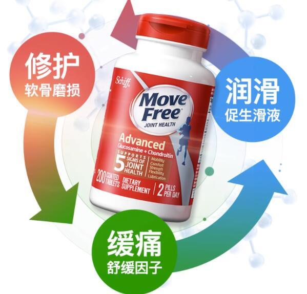 美国movefree氨糖软骨素对膝关节痛效果好吗