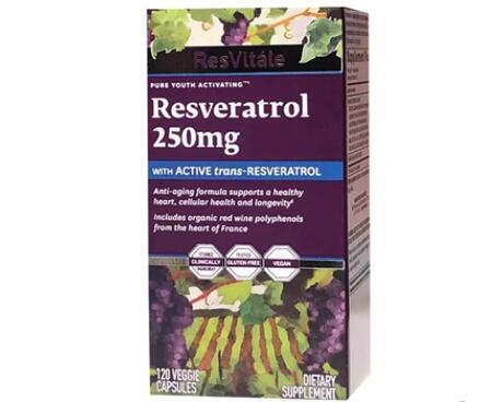 美国ResVitale反式白藜芦醇红酒精华功效作用?